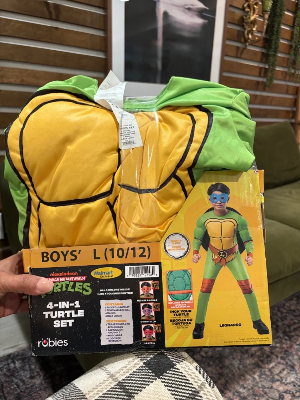 Boys Size 10/12Teenage Mutant Ninja Turtles 4-in-1 Set All 4 Turtles